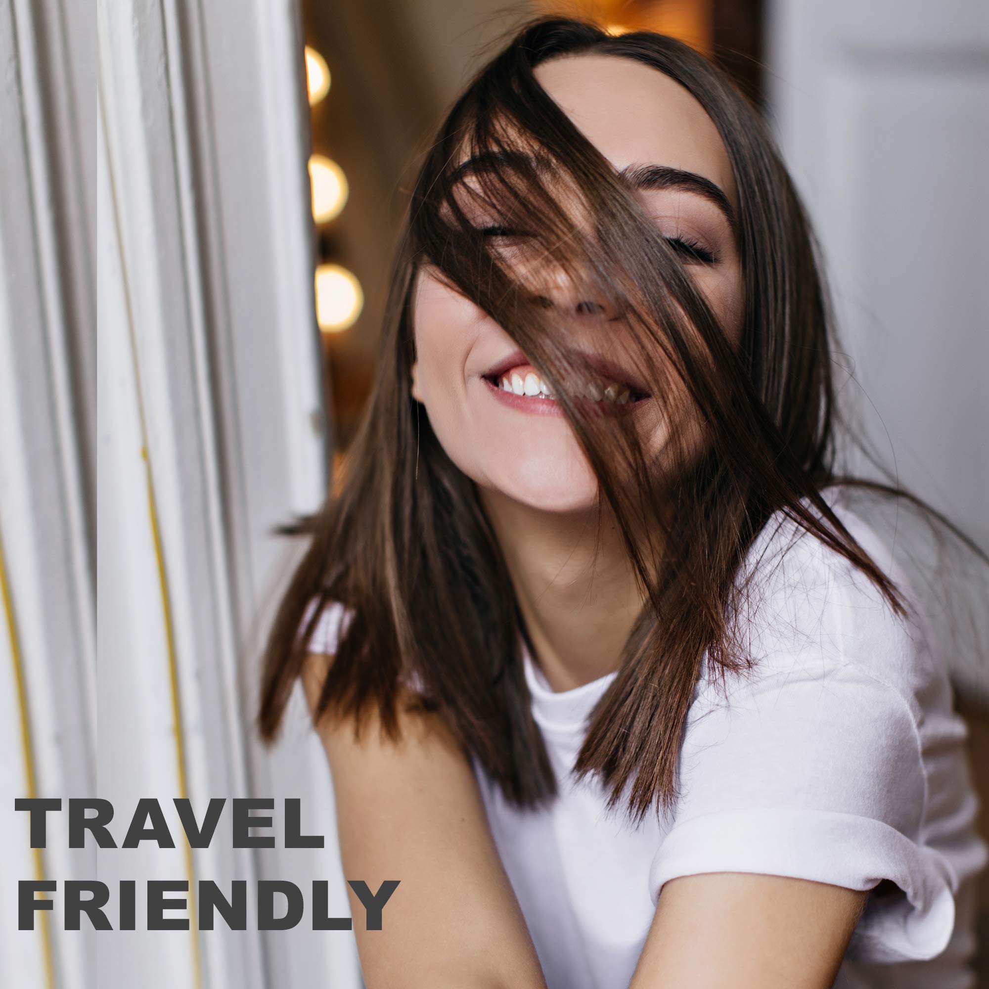 Evalectric Classic Styler Ceramic Flat Iron - 1.25" Ceramic Flat Iron with Floating Plates - Dual Voltage Hair Straightener - Negative Ion Technology - Travel Friendly - Deep Purple