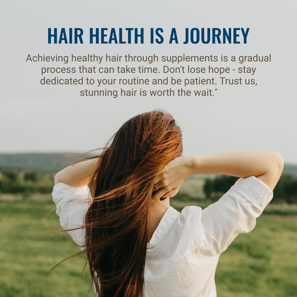 Live Conscious by Hair La Vie Revitalizing Blend Hair Vitamins with Biotin, Collagen and Saw Palmetto (2-Pack)