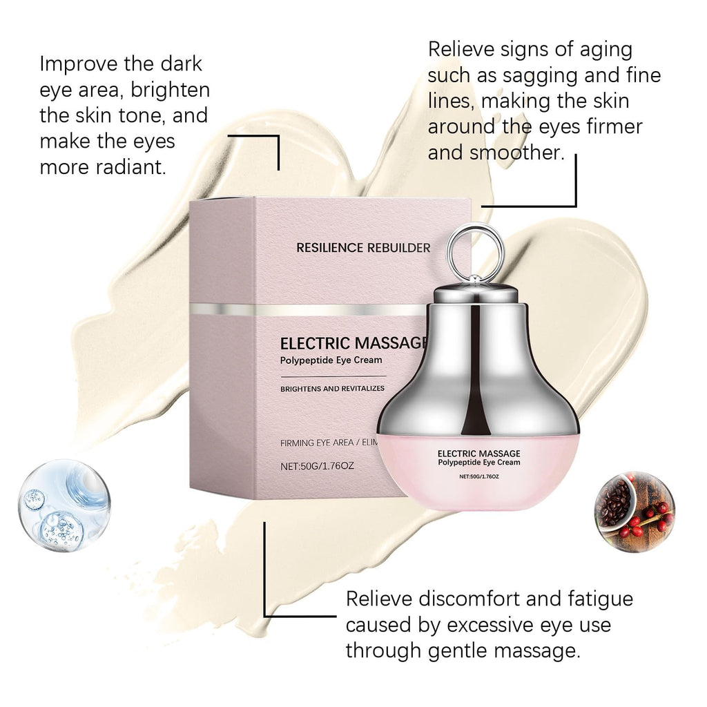 neck & eye Care Tightening & Revitalizing Set, AH-8 Firming Neck Cream + Electric Massage Eye Cream