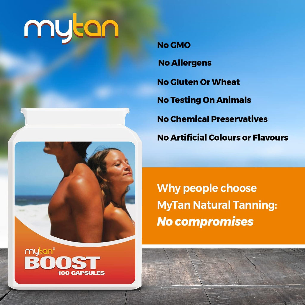 MyTan Ultimate Tanning Pack | Bronze & Boost Tanning Pills | Worldclass Sun Tan Pills | Tan Faster, Darker, Longer