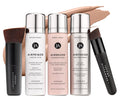 MagicMinerals AirBrush Foundation Set by Jerome Alexander - Complete 5pc Spray Makeup Set with Foundation, Primer, and Setting/Finishing Spray - for Smooth, Radiant Skin (Warm Beige)