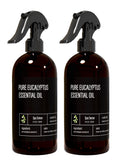 Spa Sense Pure Eucalyptus Oil Shower Mist and Steam Room Spray - Room Spray and Eucalyptus Spray for Shower - Premium Aromatherapy Eucalyptus Essential Oil Spray - 8 Ounce, 2 Pack