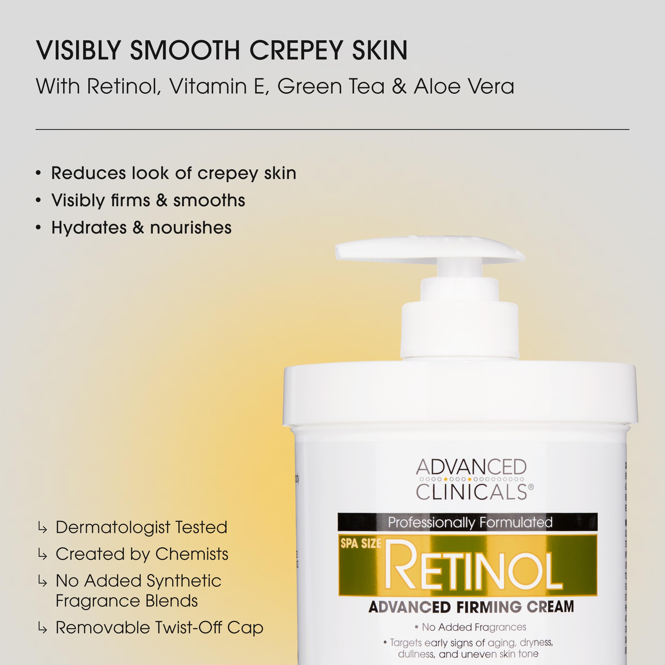 Retinol Advanced Firming Hydrating, Anti-aging Cream