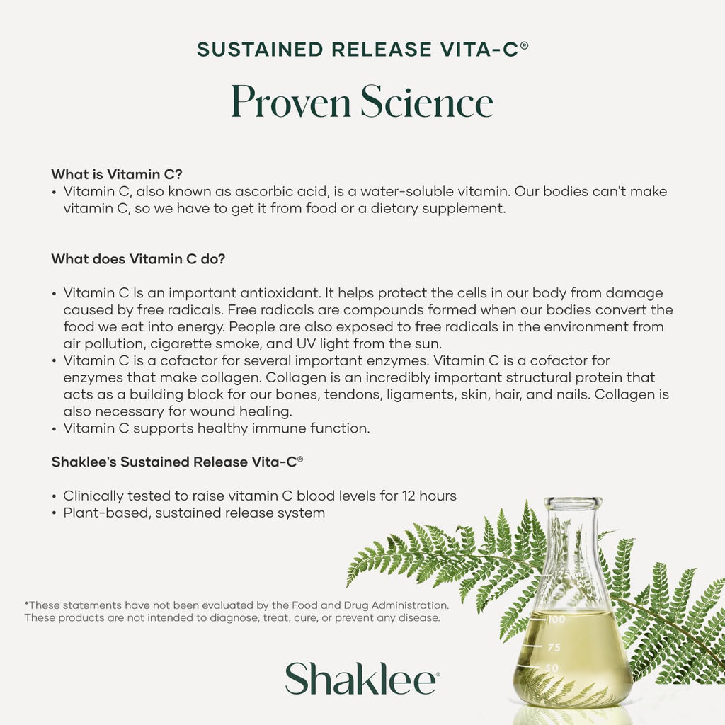 Shaklee - Sustained Release Vita-C® 500 mg - 180 Tablets