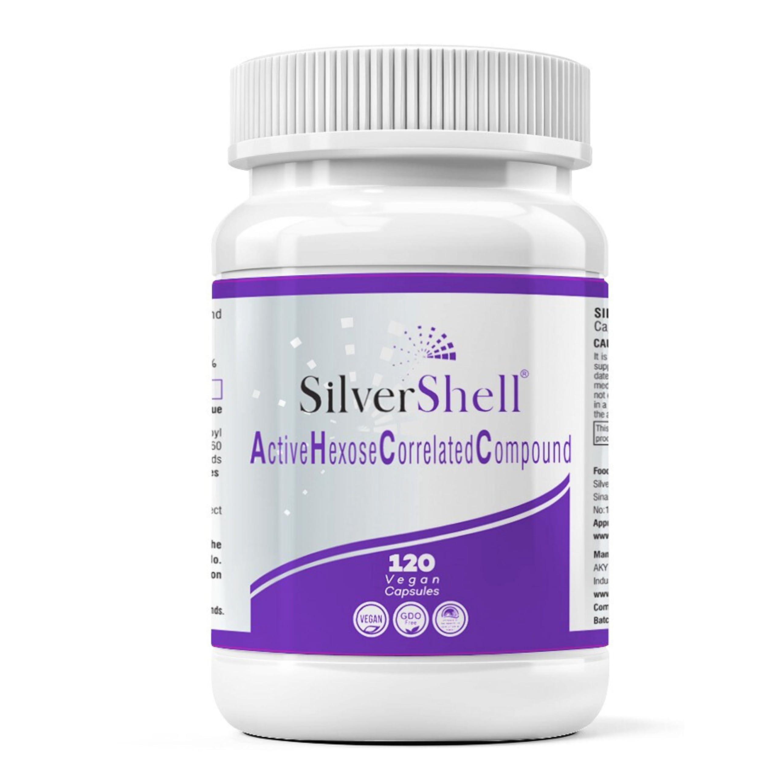 Active Hexose Correlated Compound Supplements – 120 Vegan Caps, 500mg – Organic Shiitake Mushroom Extract Supplement Capsules for Immune Support & Natural Immune Booster – Non-GMO & Gluten-Free