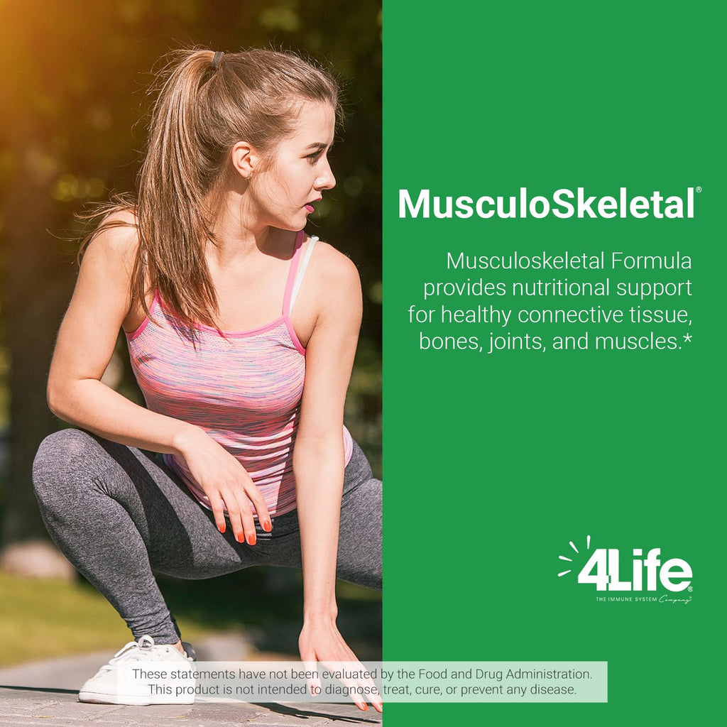 4Life MusculoSkeletal Formula Mobility Support with Turmeric, 60 Capsules
