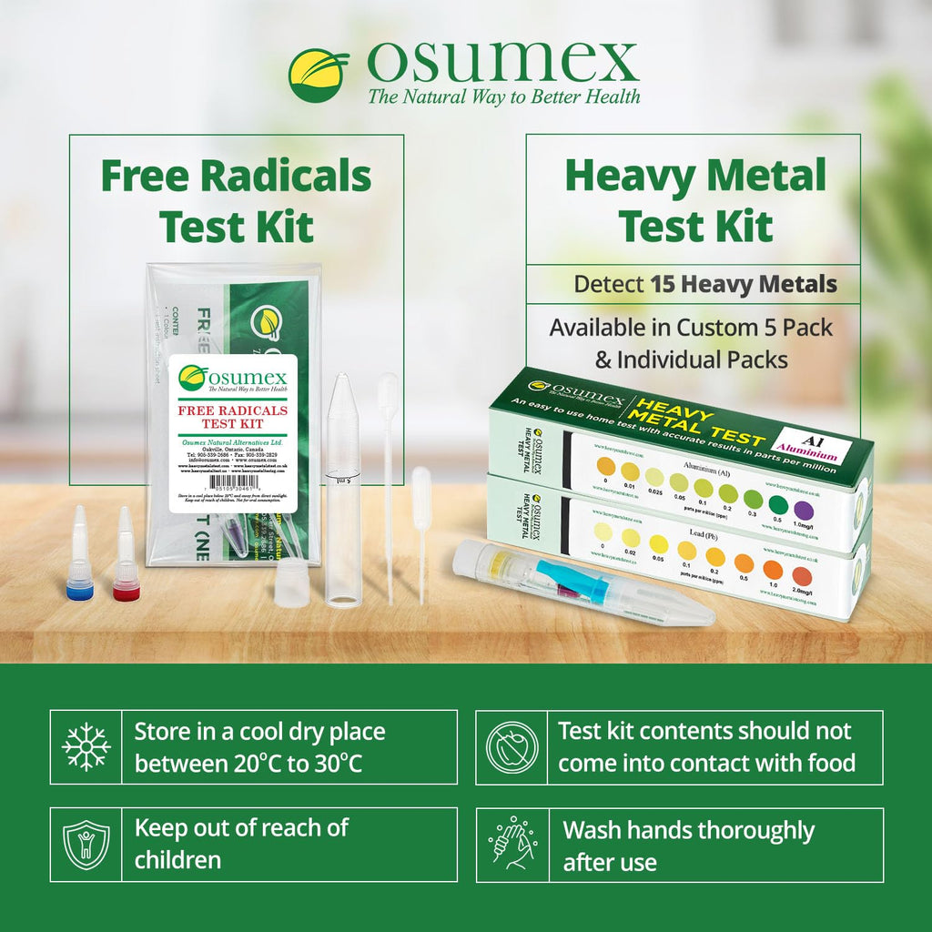Osumex Heavy Metal Test Kit Thallium Kit 1 Pack - Home Water Testing Kit, Drinking Water Test Kit for Home, Heavy Metal Test Kit for Humans, Metal Testing Kit for Urine, Food, Water & Other Materials