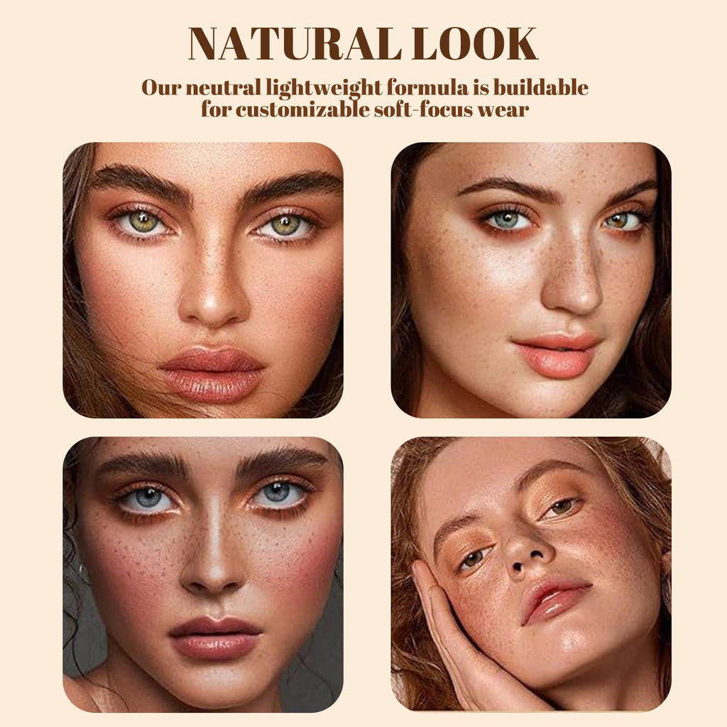Felt Tip Freckle Stamp – Effortless, Natural-Looking Freckle Tint. Quick-Drying, Waterproof, Long-Lasting Pen. Skin-Friendly Makeup for Faux Freckles. (Dark Brown)