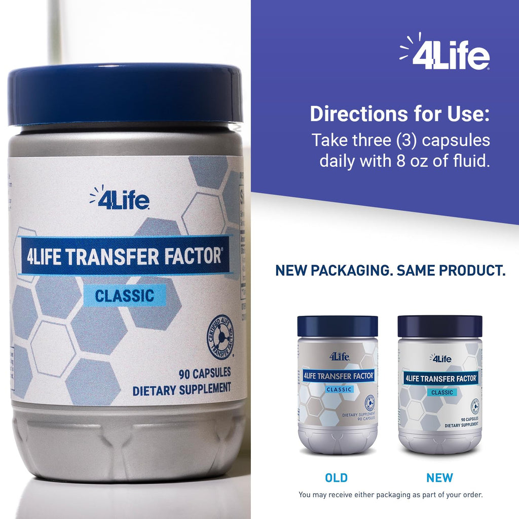 4Life Transfer Factor Classic Immune Support with Colostrum, 90 Capsules