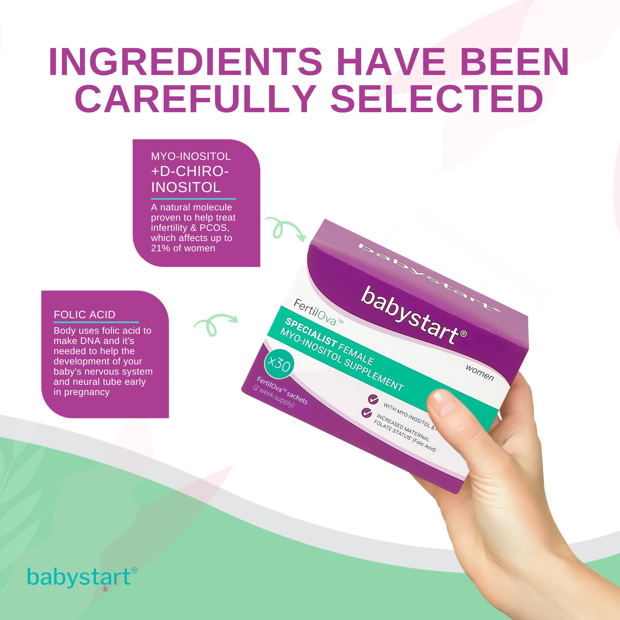 Babystart FertilOva Fertility Supplement for Women - 30 Sachets
