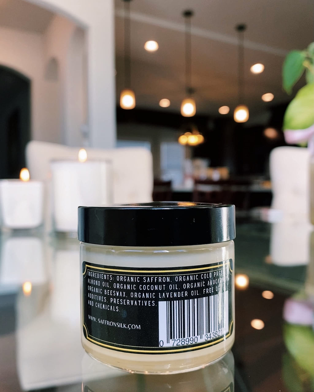 SAFFRON SILK BODY CREAM (60 gram / 2 oz)
