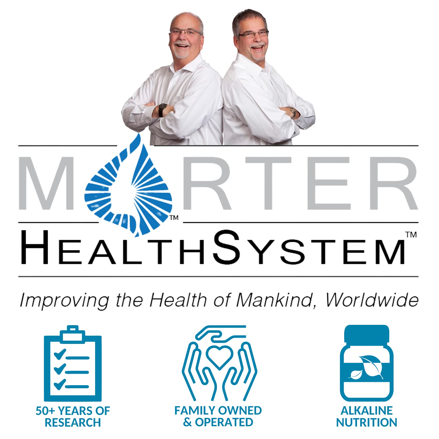 Morter Trace Minerals in Colloidal Suspension (3 Pack) Morter HealthSystem Best Process Alkaline — Nutrient Dense Trace Elements, Fulvic Minerals & Amino Acids