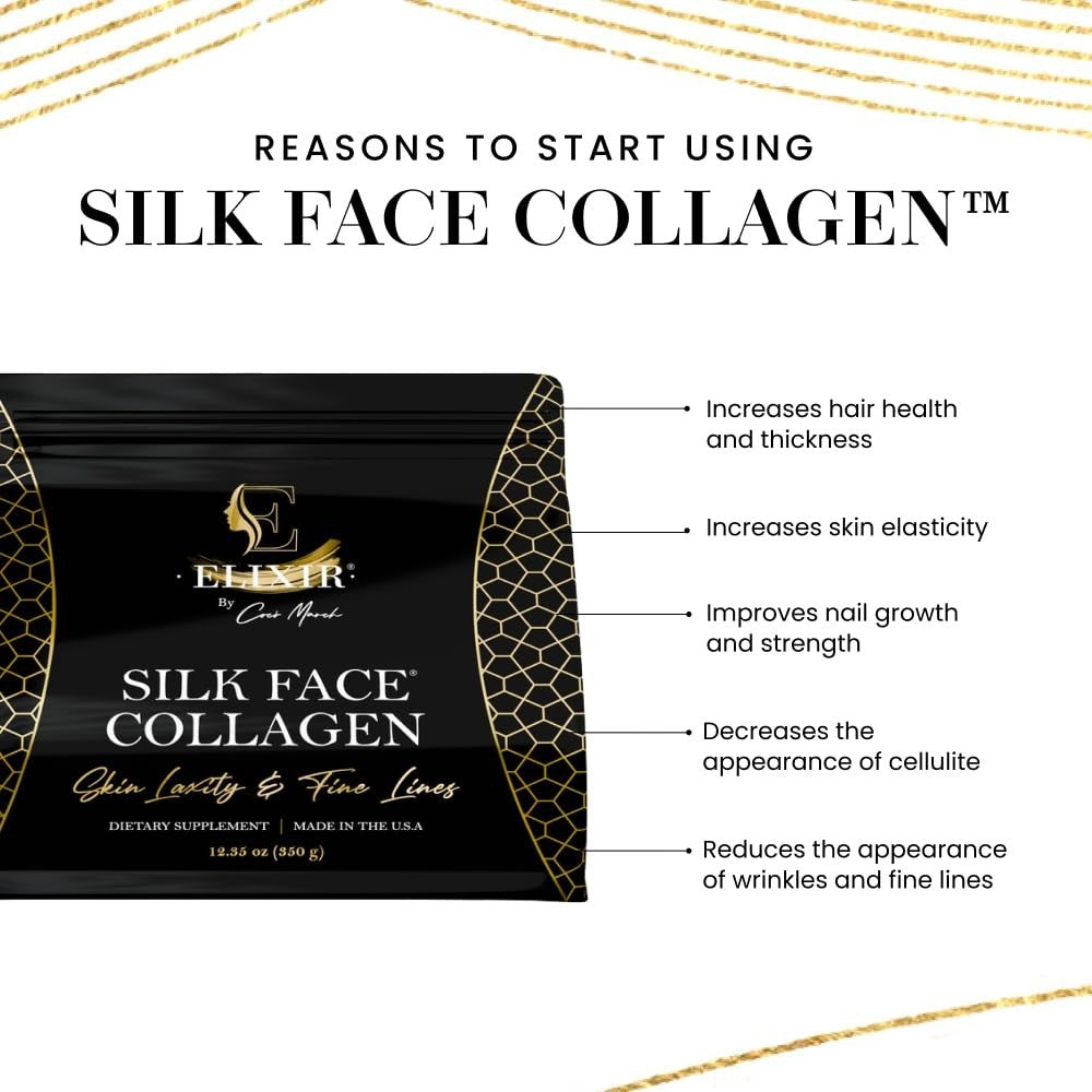 Silk Face Collagen - Silky Radiant Skin New Amino Molecules for Hair Nails-Joint