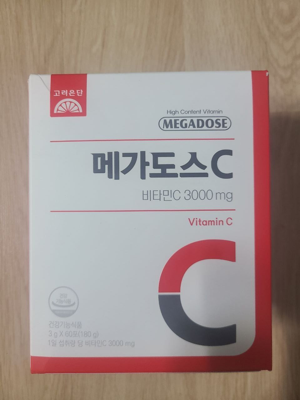 Korea Eundan Megadose C Vitamin C 3000Mg 60 Sticks 180G 1 Box