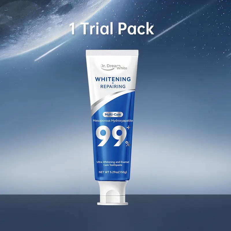 Dr.Dreamwhite Mesoporous 99%Hydroxyapatite Nhap Toothpaste Oral Care | Ultra Whitening & Enamel Reparing | Freshens Breath | Fights Plaque | Non Fluoride | Cucumber Melon & White Tea Flavor | 5.29Oz | 4 Tubes Pack