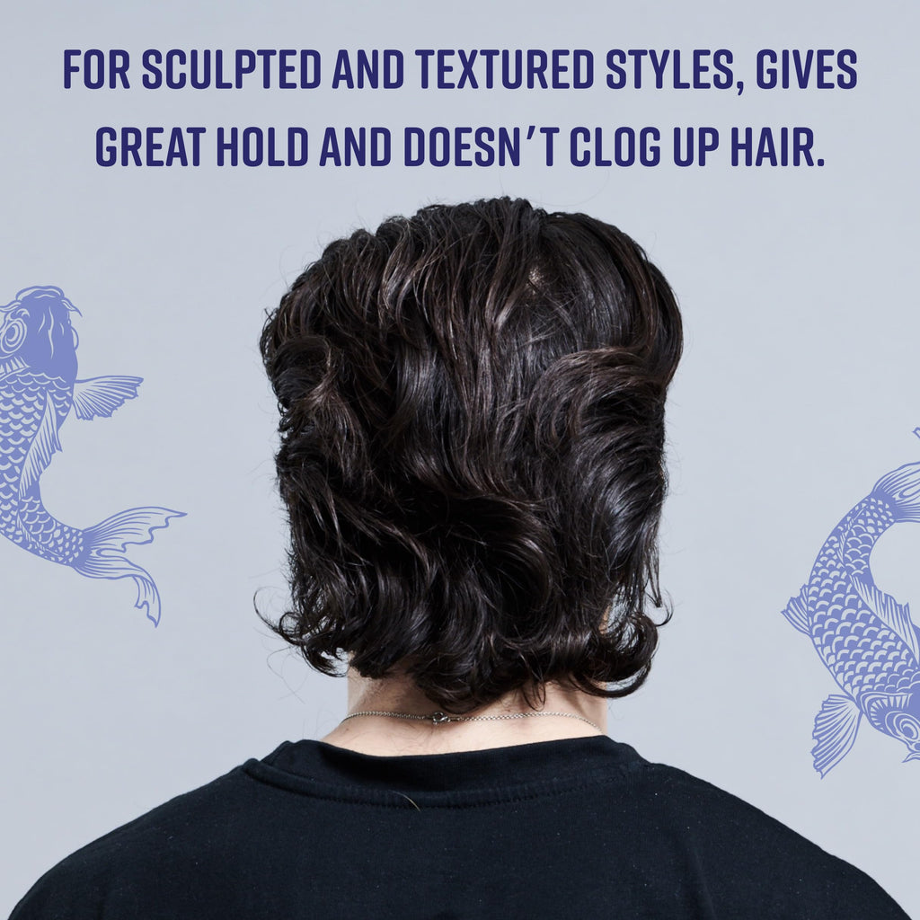 fish Original Sculpting Hair Clay, Mens Hair Styling Product Suitable for Short & Medium Length Hair. Stylist & Barber Used, Medium hold, Matt Finish, 70ml