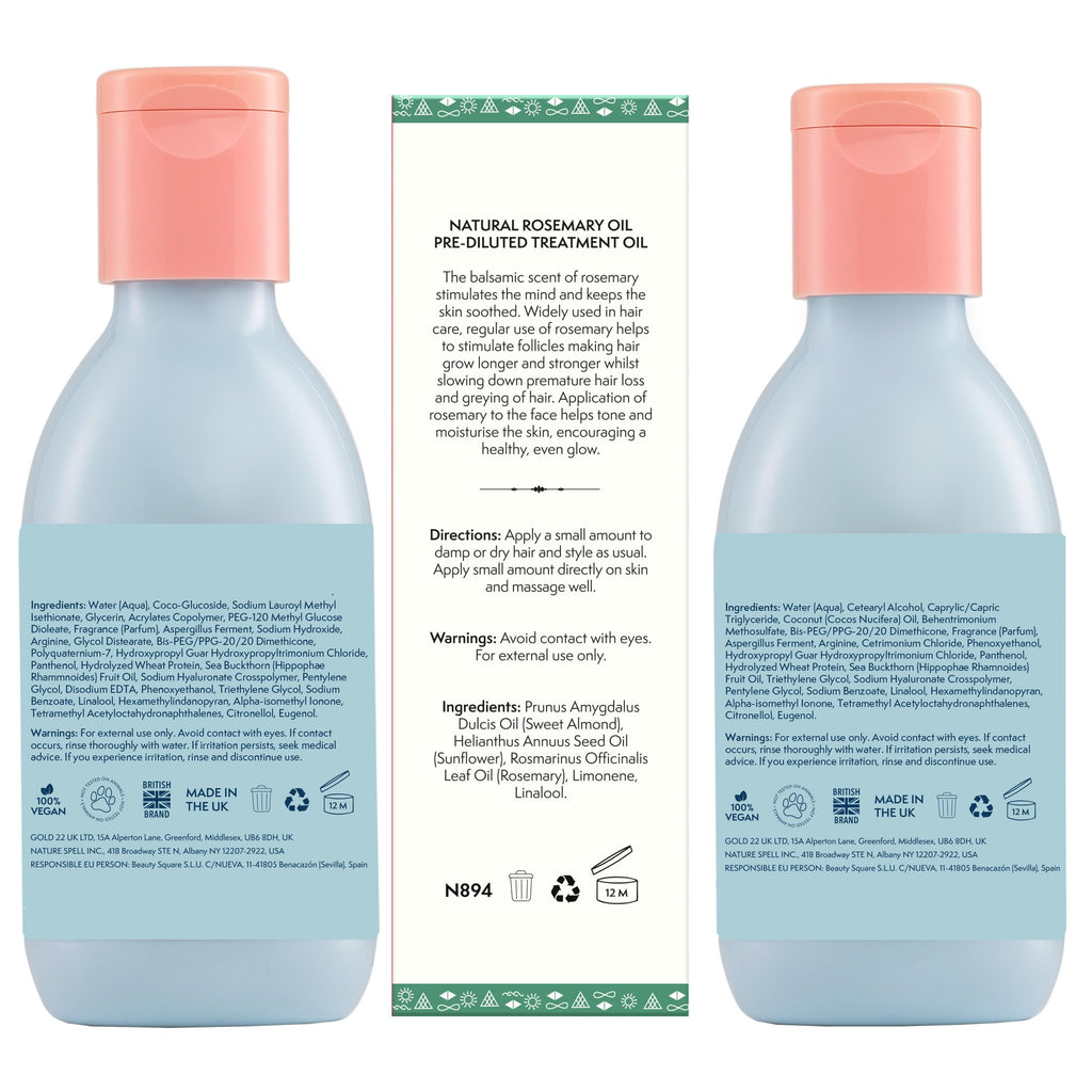 Nature Spell Bond Repair Travel Set, Vegan, Set of 3
