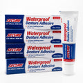 Secure Denture Adhesive Cream for Uppers, Lowers & Partials – Waterproof Seal & Zinc Free – Food Grade Ingredients - Less Adhesive, More Hold - Tube Lasts Up to 8 Weeks - 1.4 Oz (4 Pack)