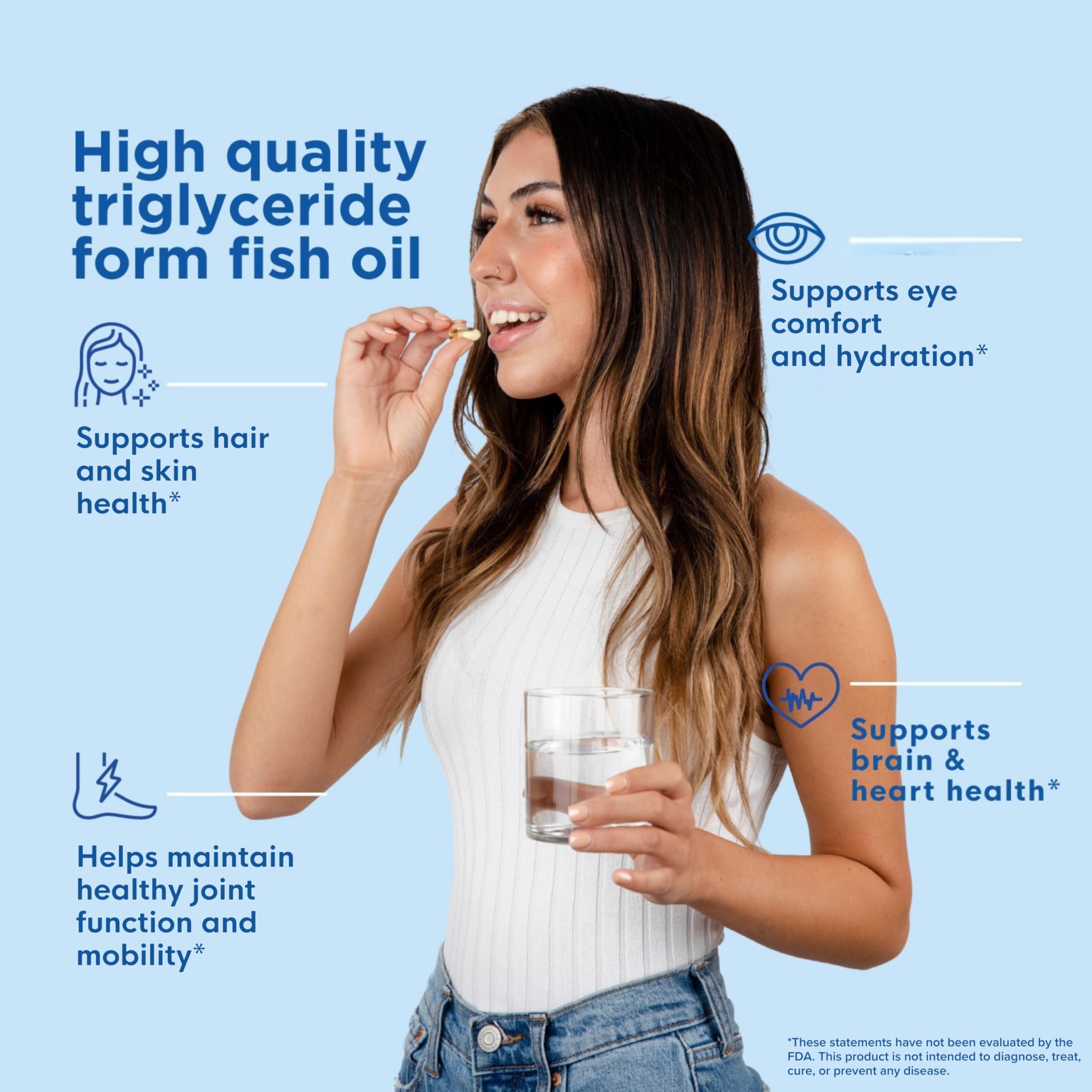 SuperiOmega rTG Triglyceride Form Omega 3 Fish Oil 1500mg EPA DHA 180ct