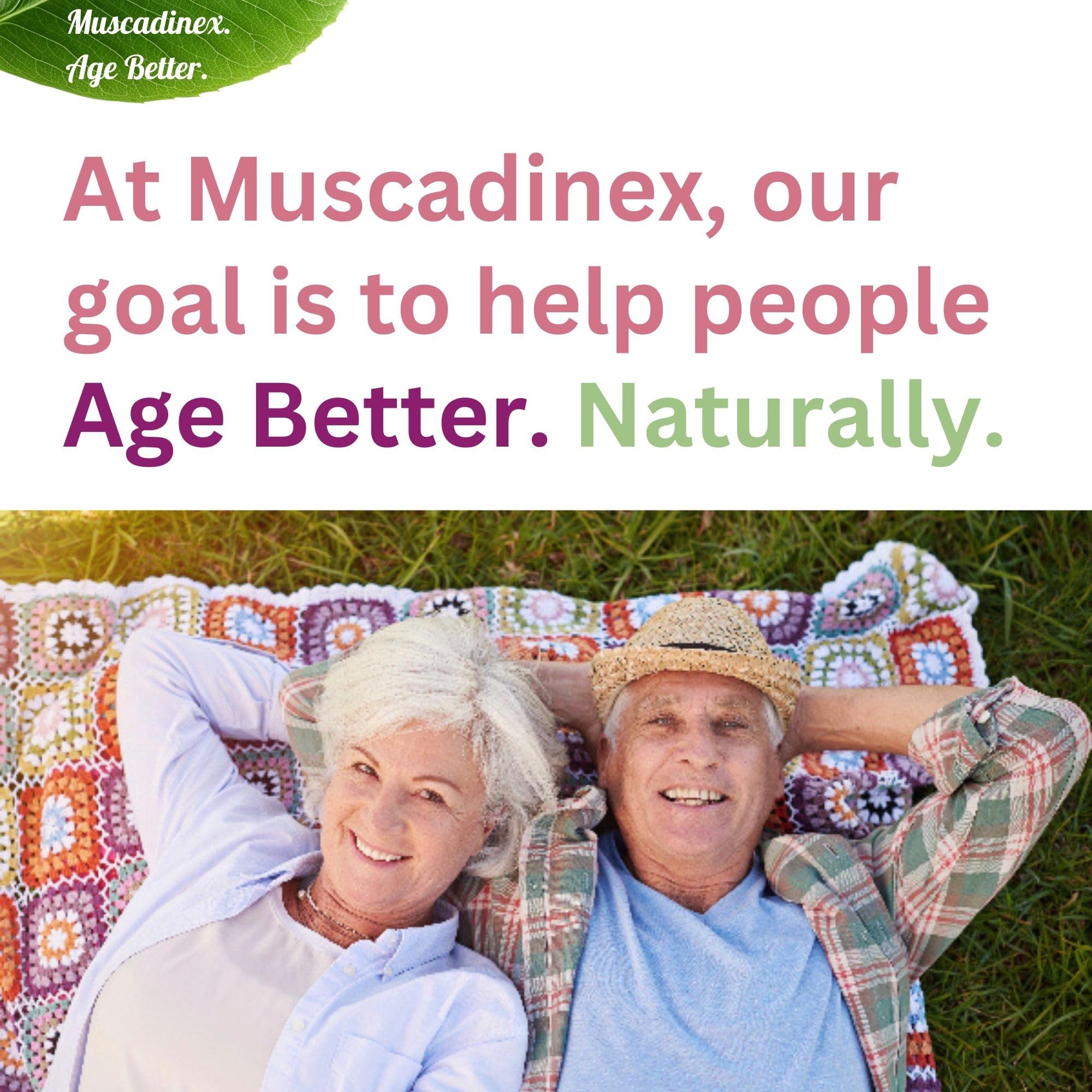 Whole Muscadine Supplement. Polyphenol-Rich. 2X Bioavailability.