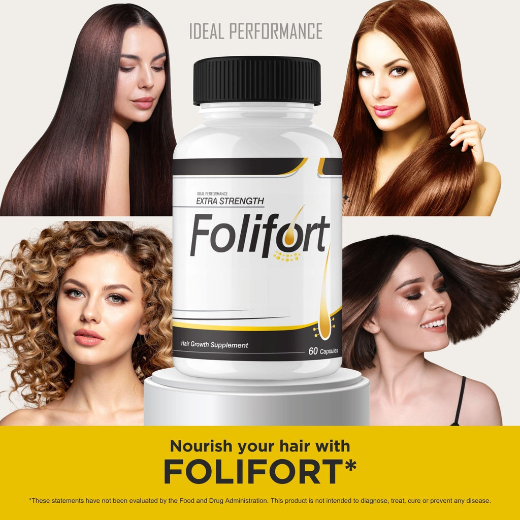 IDEAL PERFORMANCE (5 Pack) Folifort Hair Growth Pills Felfort Extra Strength Vitamins Reviews Suppliment (300 Capsules)