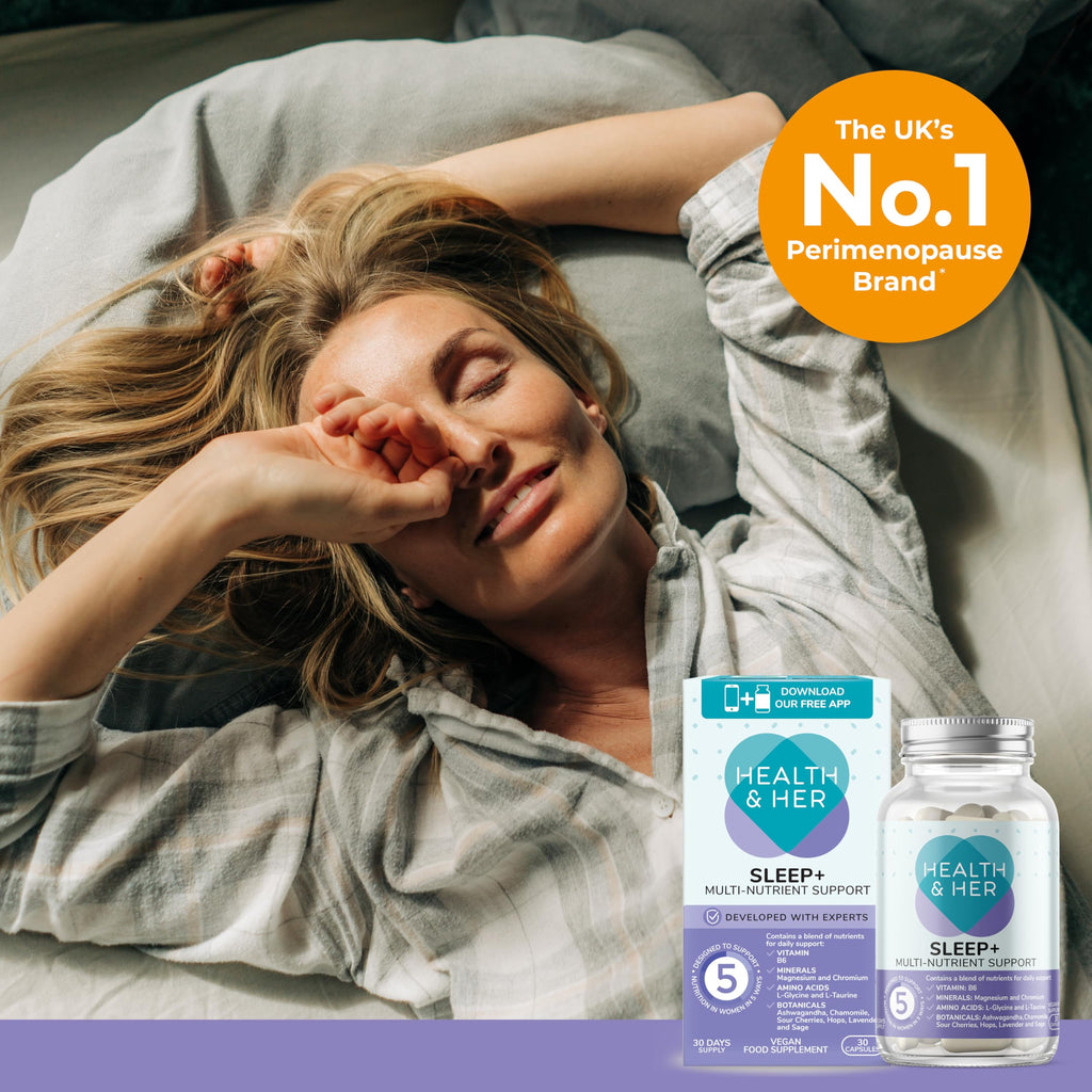 Health & Her Sleep+ Women's Supplement, Vegan, 60-Day Supply