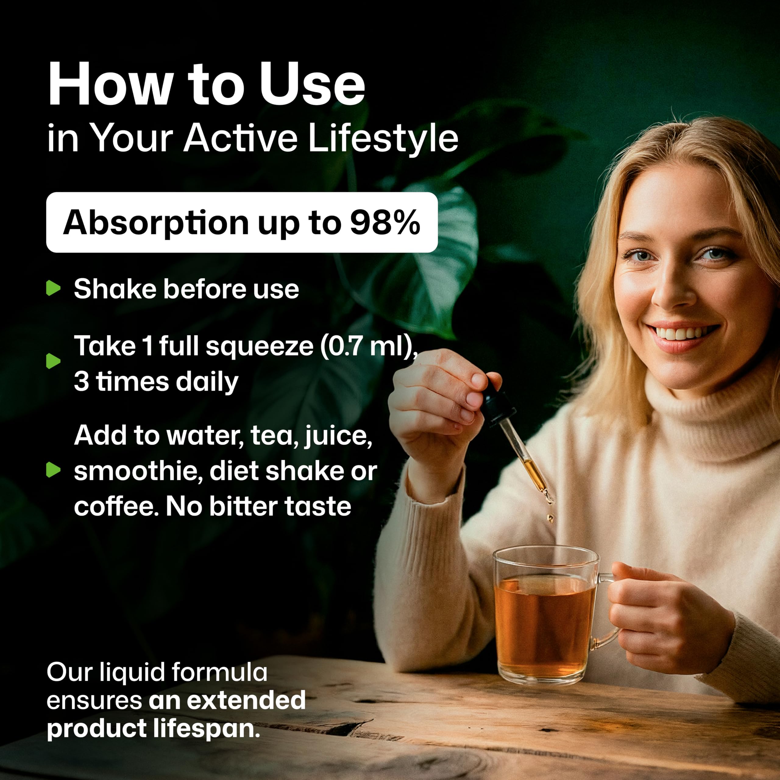 BIO KRAUTER® Ashwagandha Supplements - Liquid Drops Pure Vegan Ashwagandha for Women & Men 685 mg per Serving 4 Fl.Oz 56-Day Supply - Used for Mood Magic & Relaxation Support - Alcohol & Sugar Free