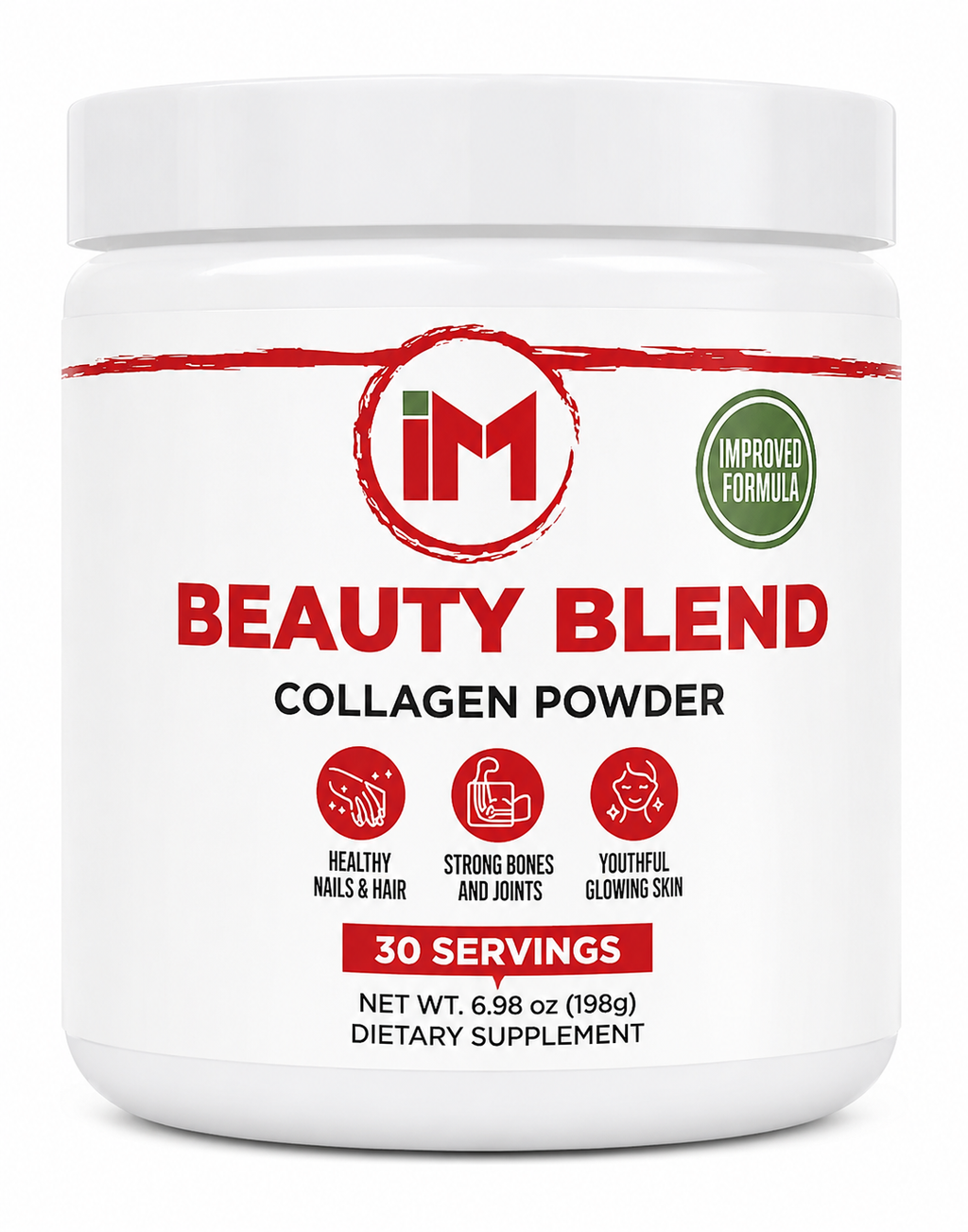 Beauty Blend Collagen Powder for Skin Hair Nails & Joints 30 Servings