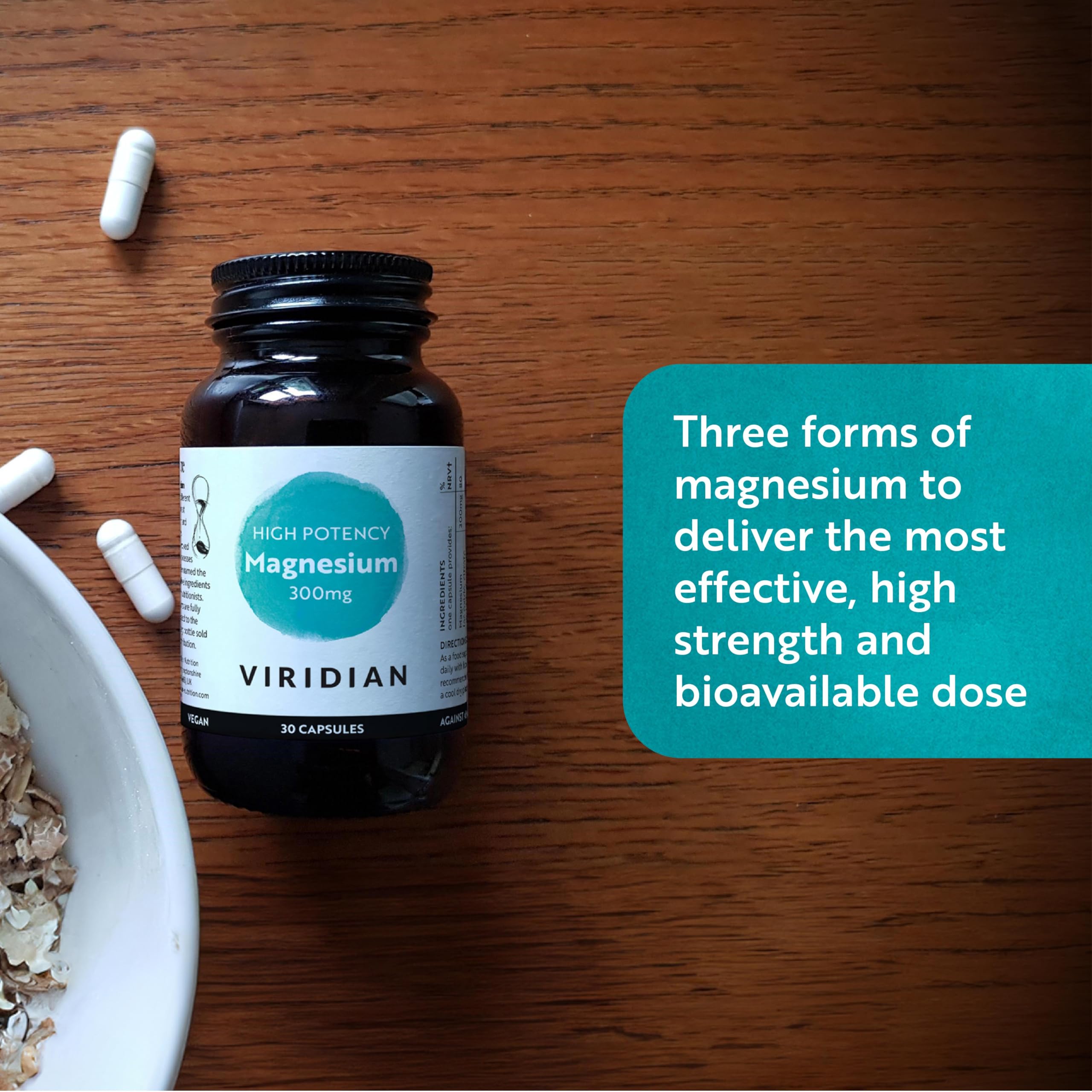 Viridian High Potency Magnesium, 30 CT