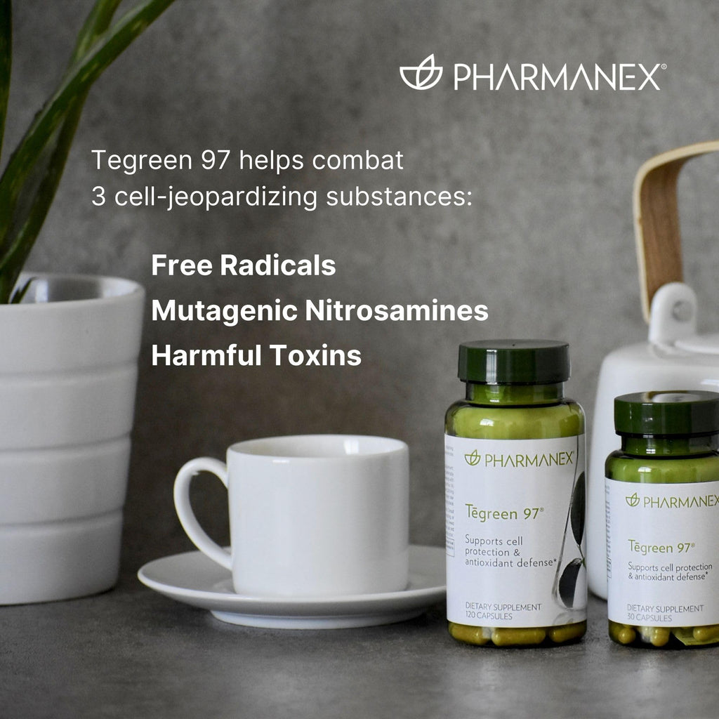 Nu Skin Pharmanex Tēgreen 97 | 30ct | Premium Green Tea Extract Capsules, Powerful Antioxidant & Metabolic Booster with Digestive Enzymes, Essential for a Healthy Lifestyle