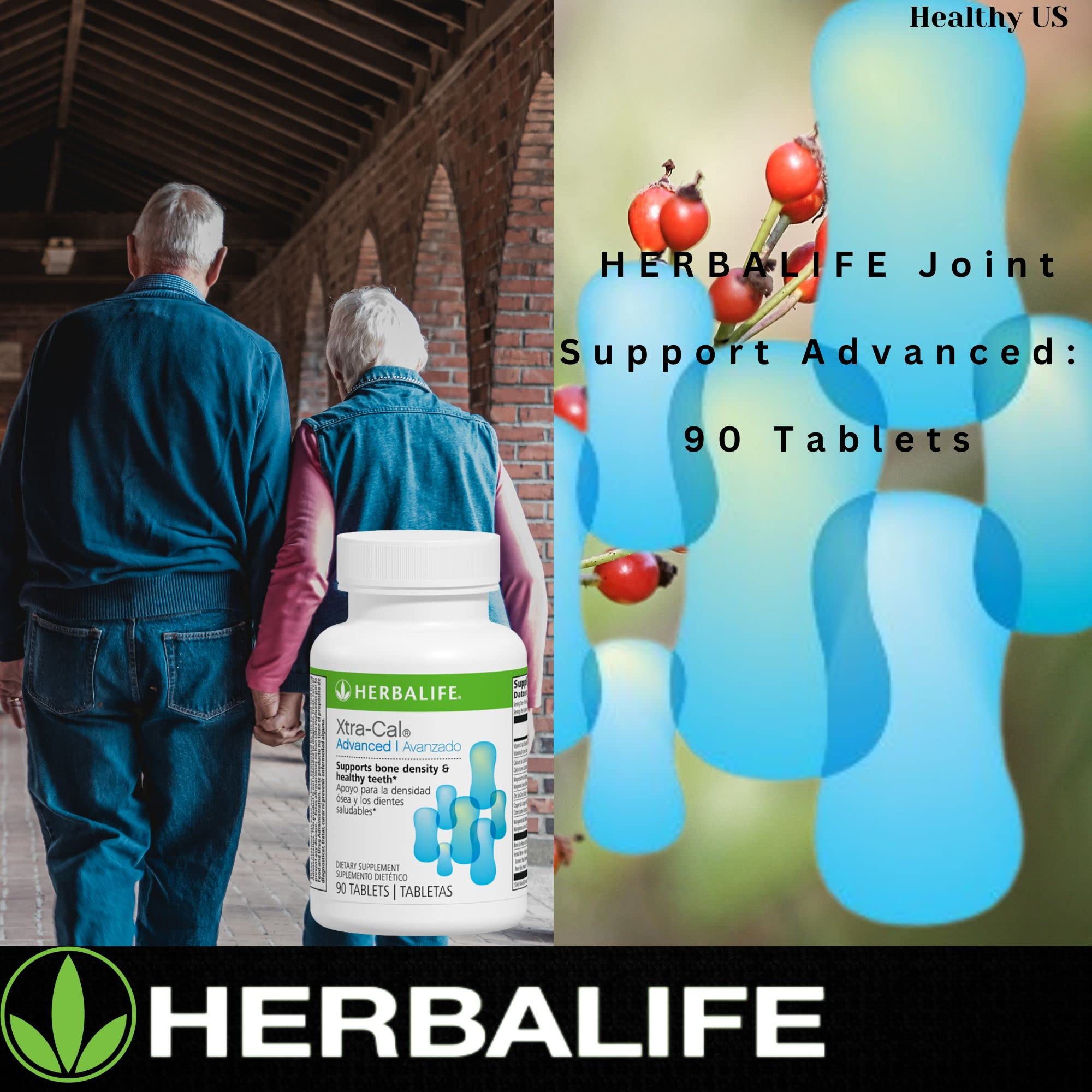 Herbalife Xtra-Cal Advanced: Tablets with Vitamin D and Minerals, Rich in Calcium (90 Tablets)