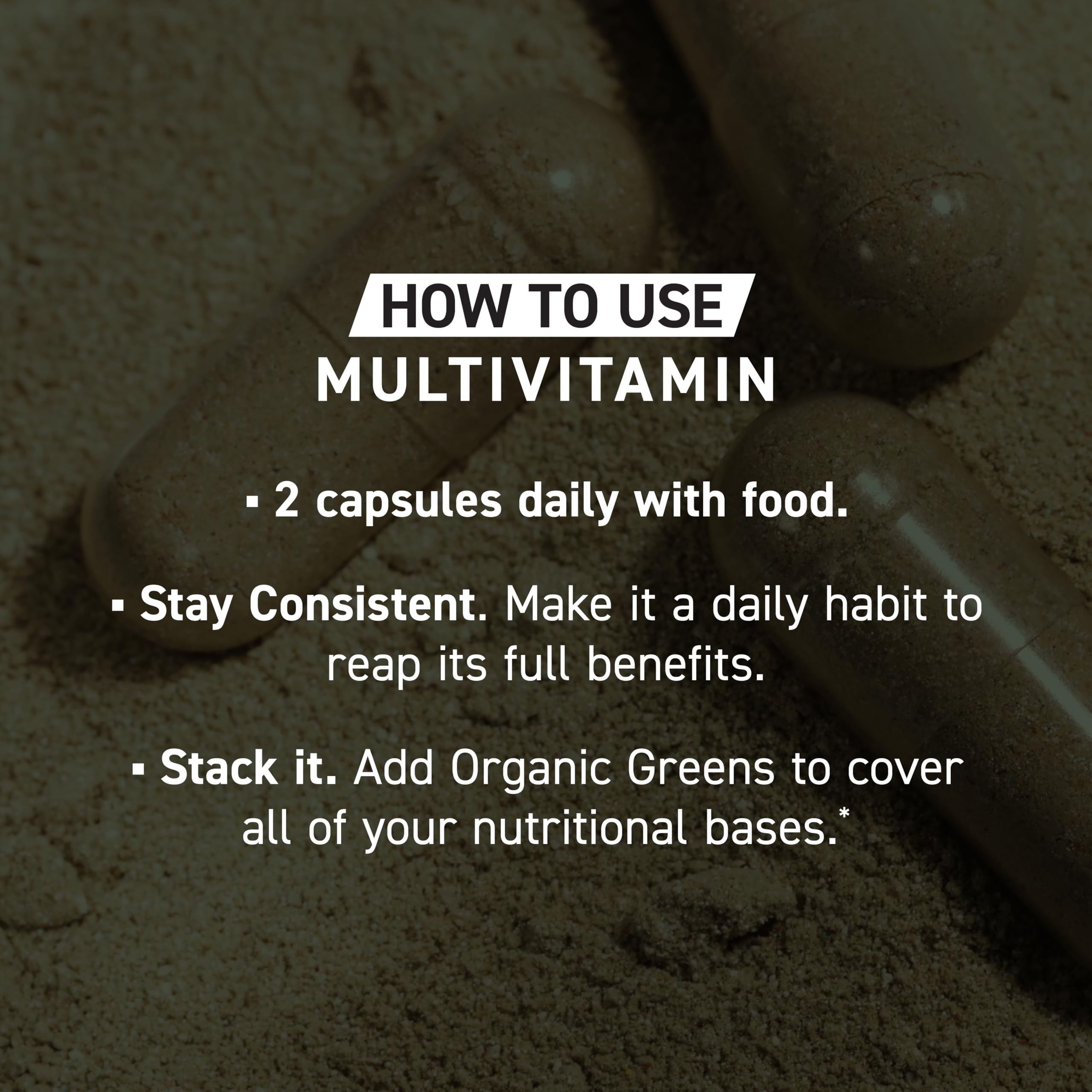 Kaged Multivitamin Capsules | Unflavored | Whole Foods Organic Fruits & Veggies | Plant Based Vegan Multivitamin | Vitamin C, D, E, B12 | Supplements for Men & Women | 30 Servings