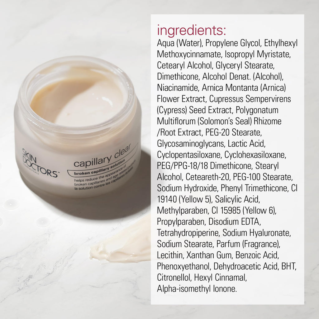 Skin Doctors Capillary Clear, Broken Capillary Formula, 1.7 fl oz (50 ml)