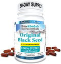 Bio Absorb Black Seed Oil Capsules, 1000mg per Serving, Cold Pressed