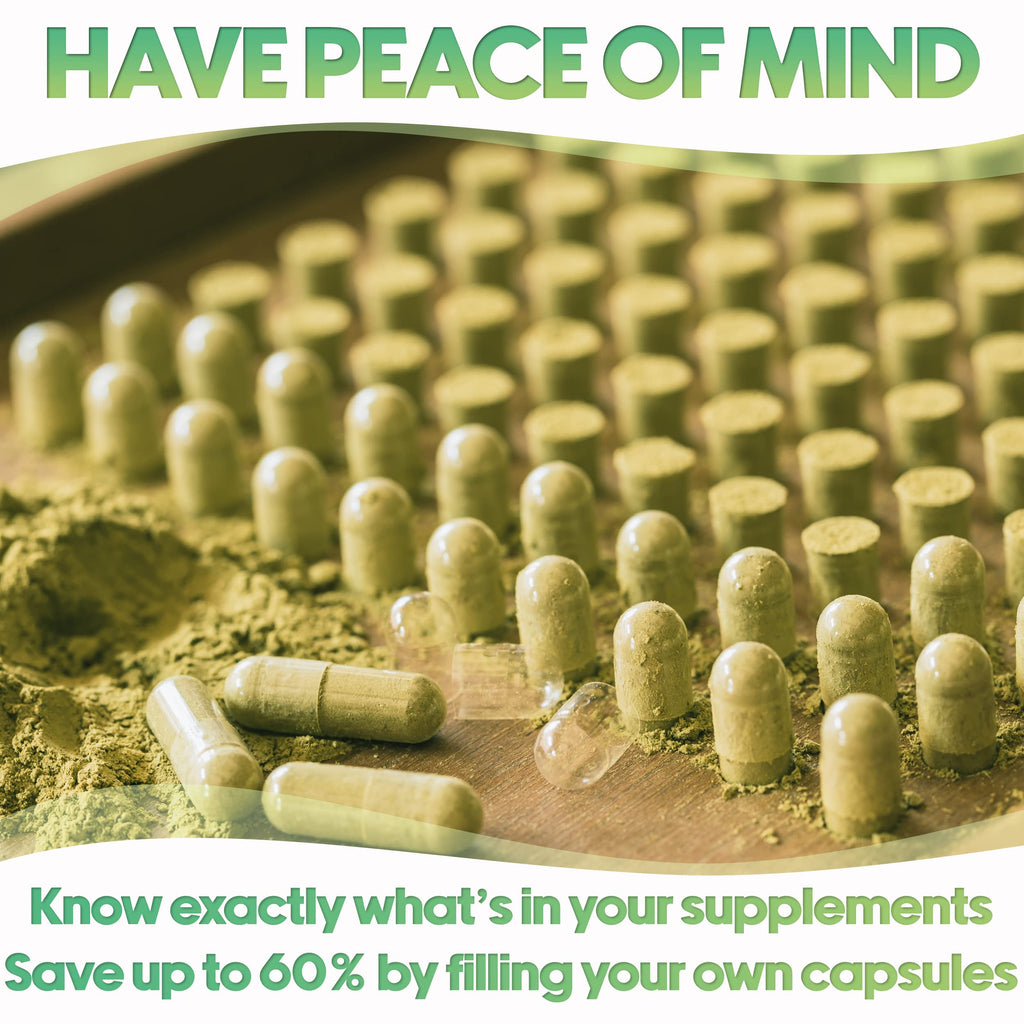 XPRS Nutra Vegan Size 000 Empty Capsules - 1000 Count Clear Empty Vegan Capsules - Vegetarian - DIY Vegetable Capsule Filling - Veggie Pill Caps Pills