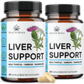 Liver Cleanse & Repair Formula - Herbal Liver Support Supplement with Milk Thistle Dandelion Root Turmeric, Artichoke Extract for Liver Health - 120 Count