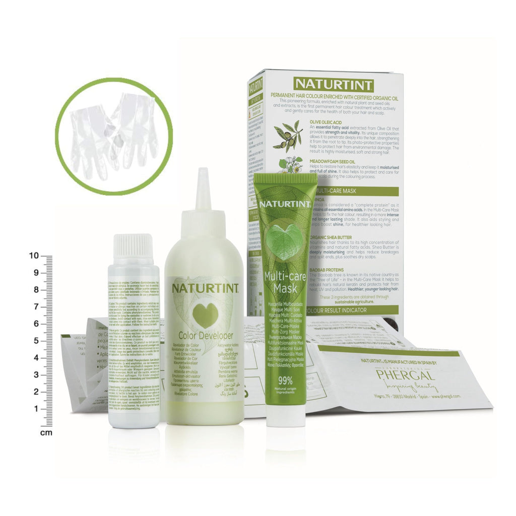 Naturtint Permanent Hair Colour Gel 7A Medium Ash Blonde, Plant Enriched, Biobased, Ammonia Free, Long Lasting Grey Coverage and Radiant Colour, Nourishment and Protection
