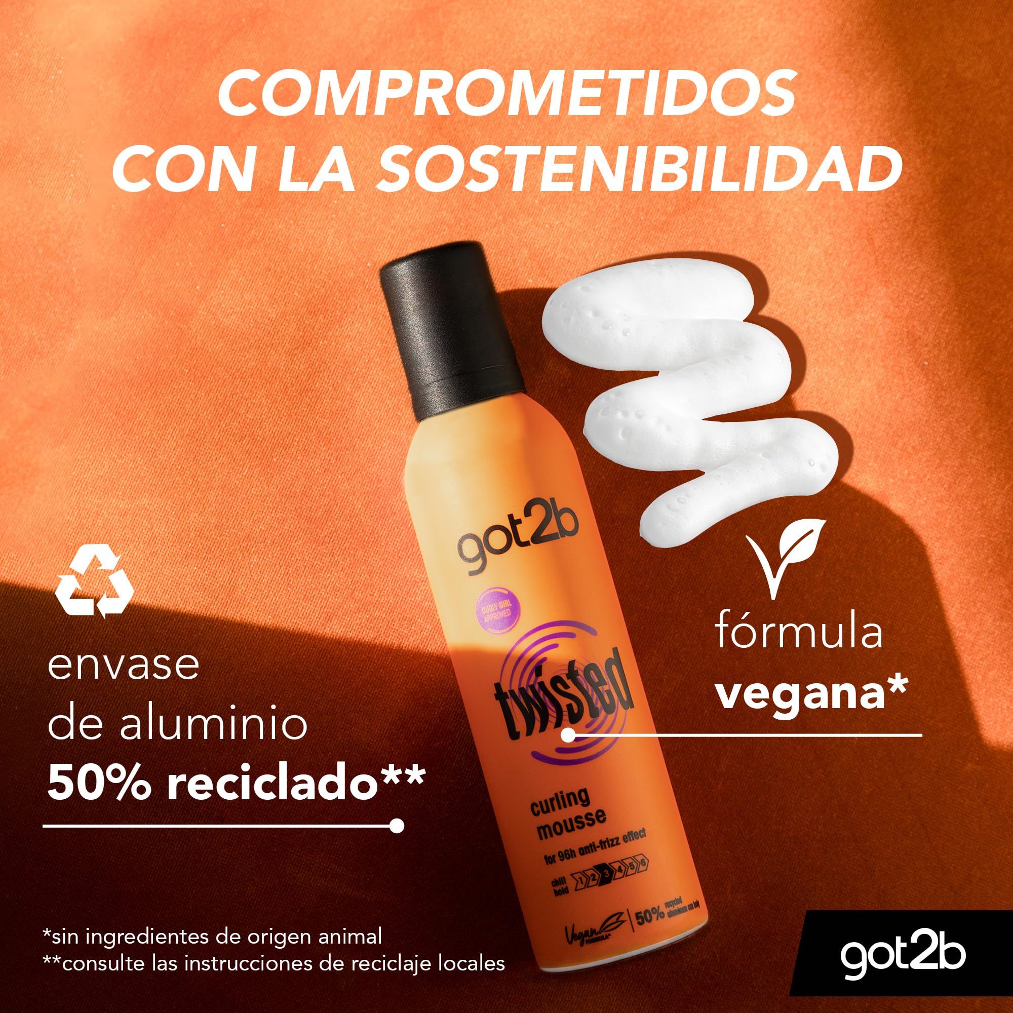 got2b Hairdressing foam for hair - curls - 250 ml.