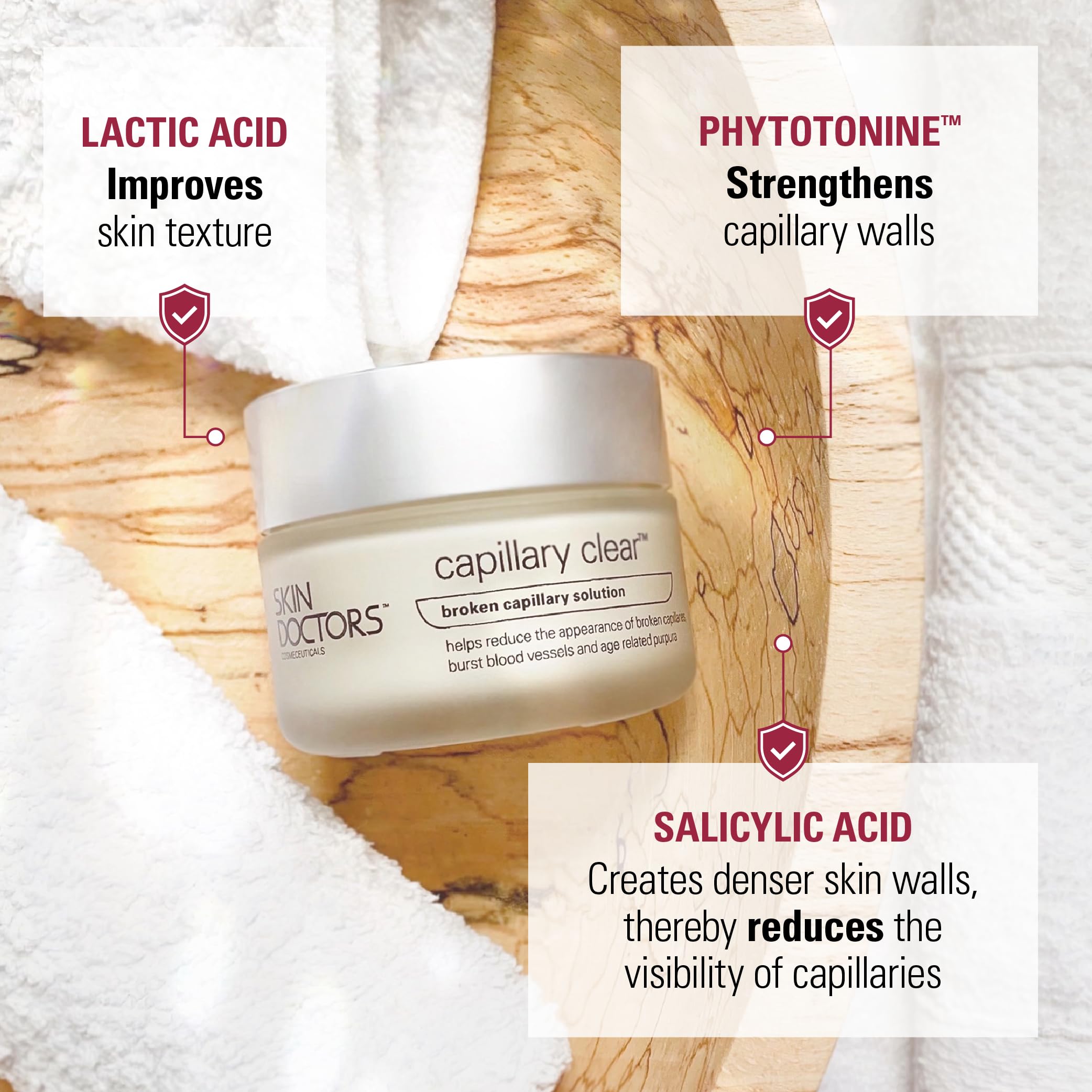 Skin Doctors Capillary Clear, Broken Capillary Formula, 1.7 fl oz (50 ml)