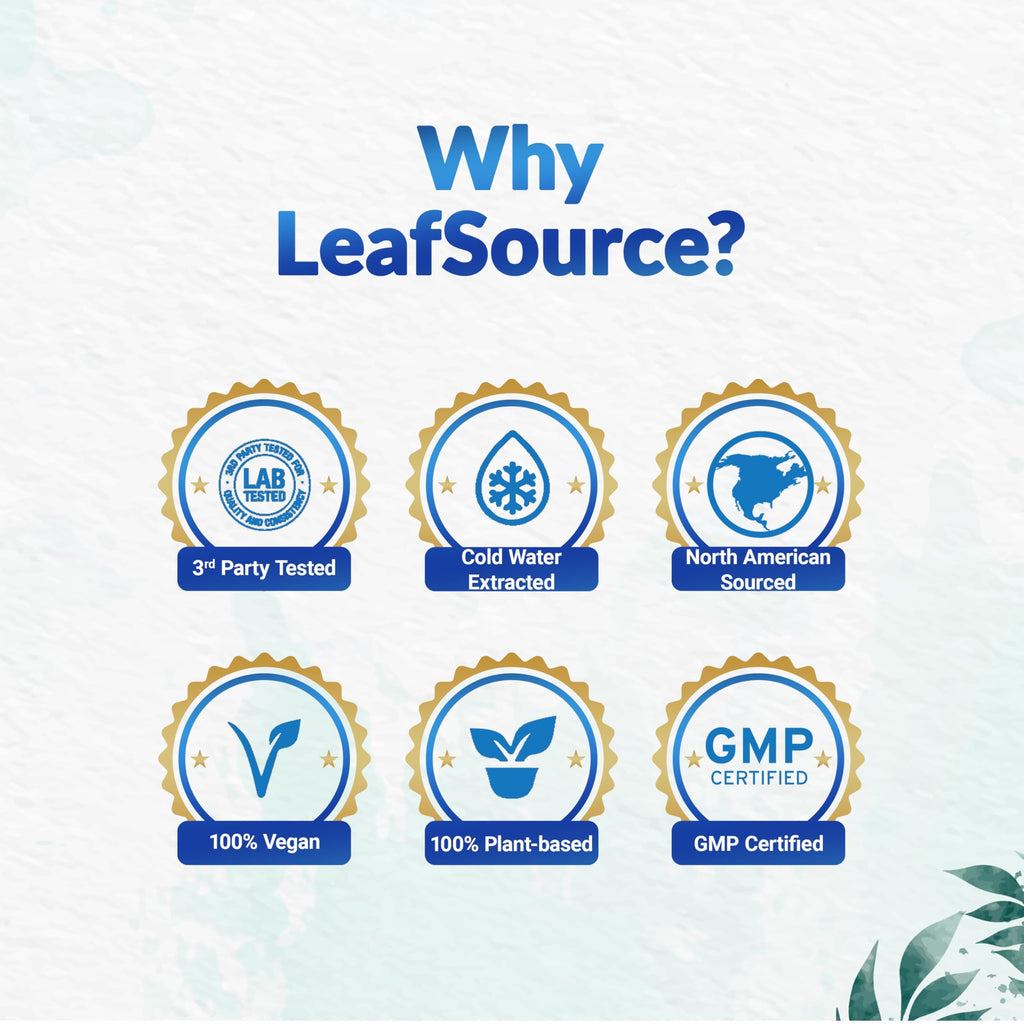 LEAFSOURCE Shilajit with Humic & Fulvic Acid (120 Capsules) with Trace Minerals, Electrolytes, Vitamins, Supports Energy, Gut & Joint Health, Absorb Nutrients