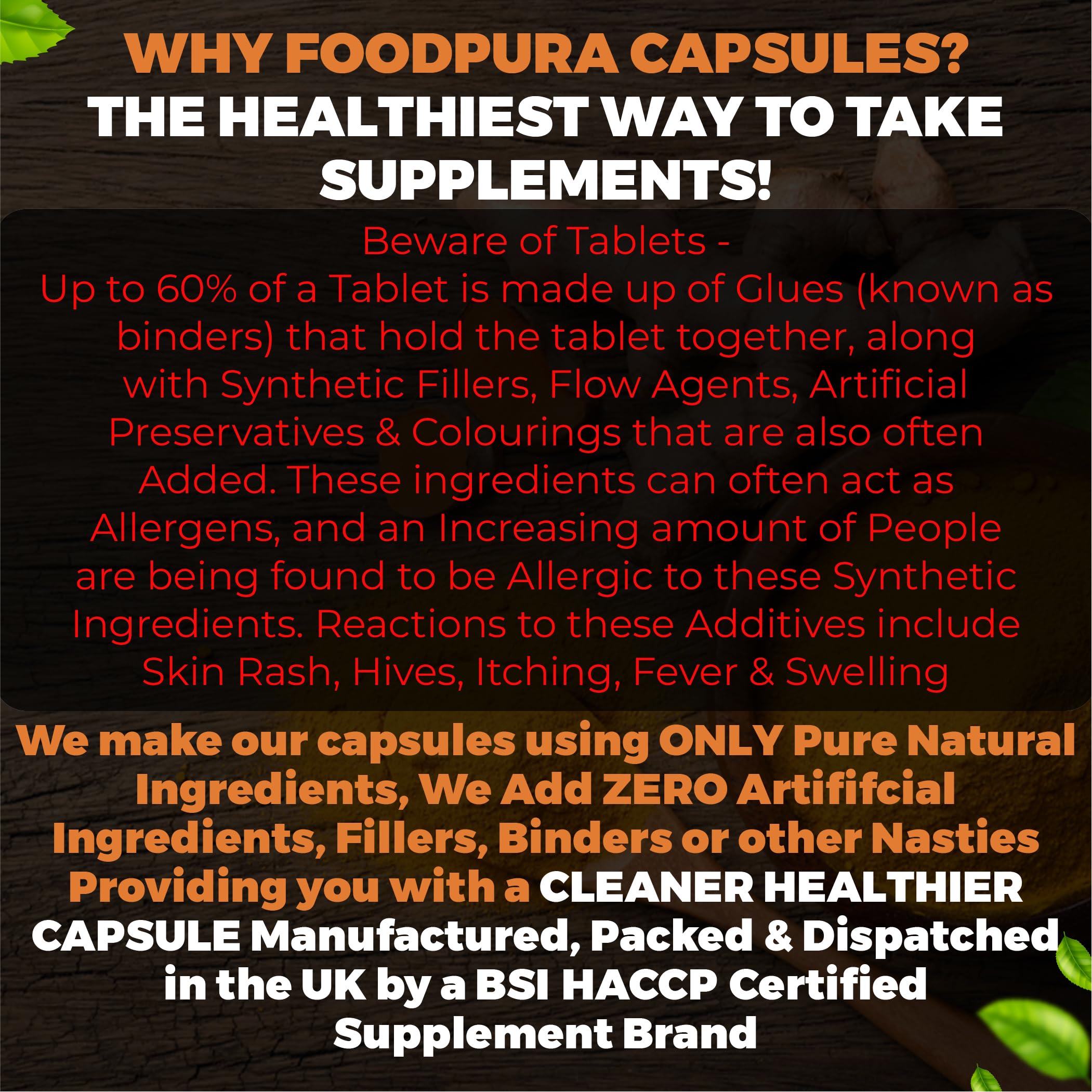 FoodPURA 90 X Food Grade Diatomaceous Earth Capsules (Codex) Pure White 94% Silica Fresh Water Sourced 600mg - Capsules, The SAFEST Way to take Supplements!