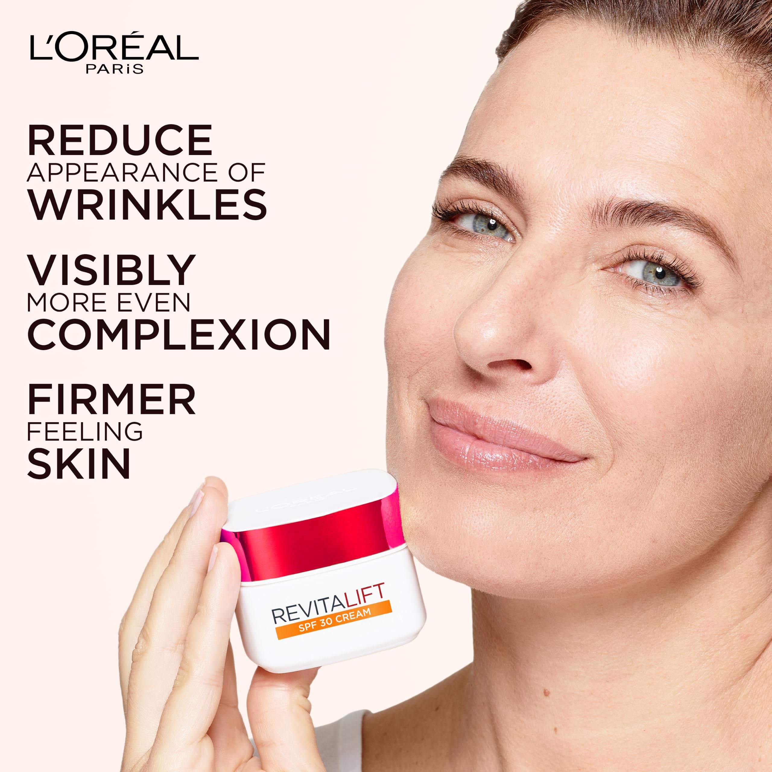 L'Oreal Paris SPF30 Day Cream, Hydrating SPF30 Face Moistruiser, 50ml