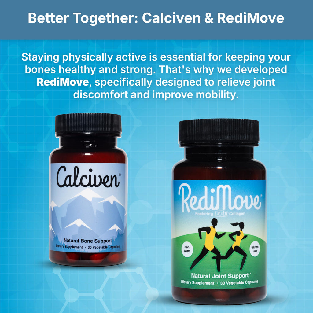 Calciven Natural Bone Support Supplement, Vegetarian, Gluten-Free