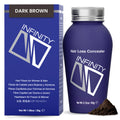 INFINITY Hair Fibers Dark Brown for Thinning Hair for Women & Men - 100% Undetectable Hair Building Fiber Powder - Conceal Hair Loss in 15 Seconds, 60g