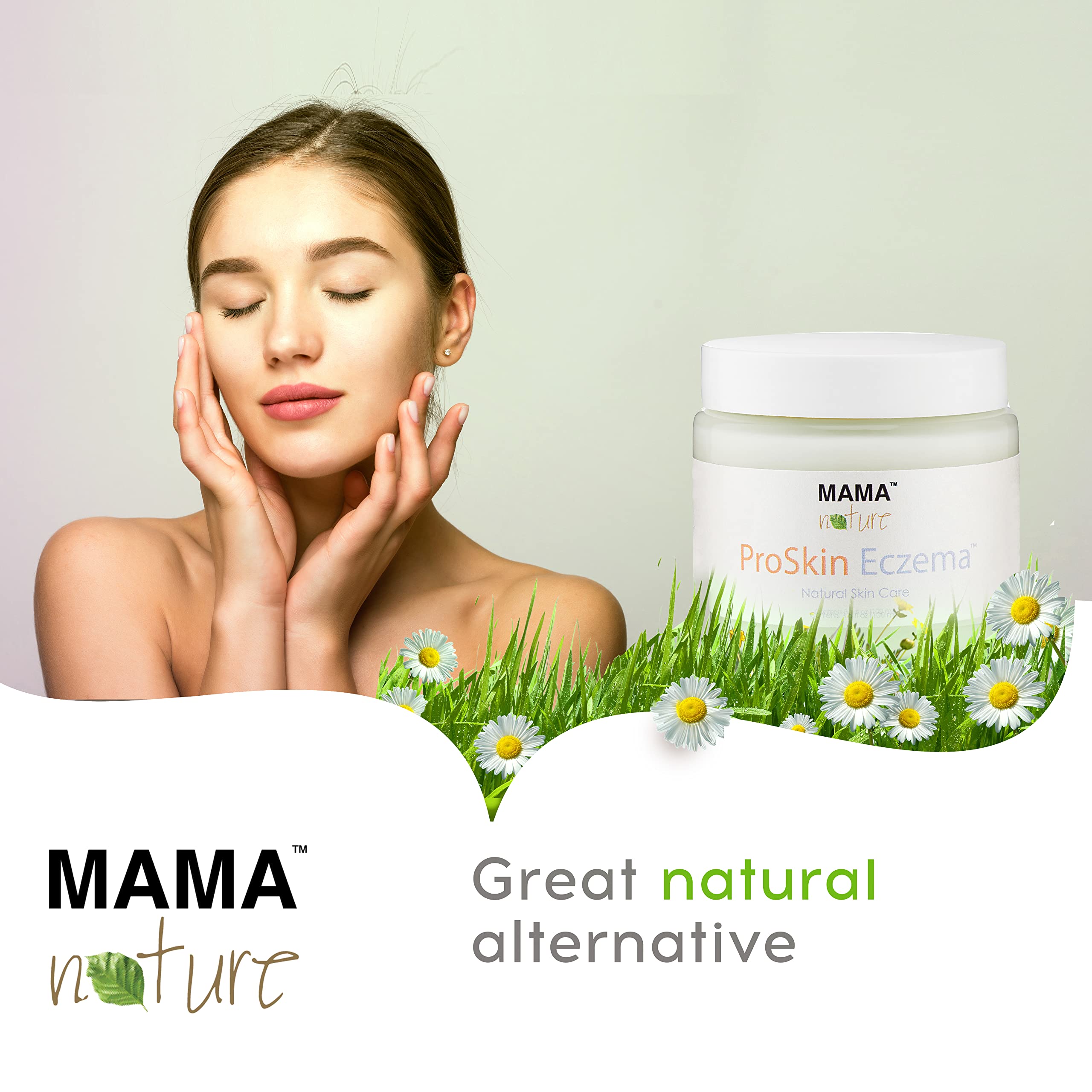 Eczema Relief Natural Skin Cream - Mama Nature ProSkin Lotion - Natural Treatment. For Dermatitis & Dry Skin. Face, Hands and Body - 3.5 fl oz/100 ml