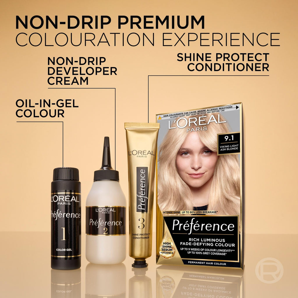 L'Oreal Paris Preference Permanent Luminous Hair Colour, 74 Dublin