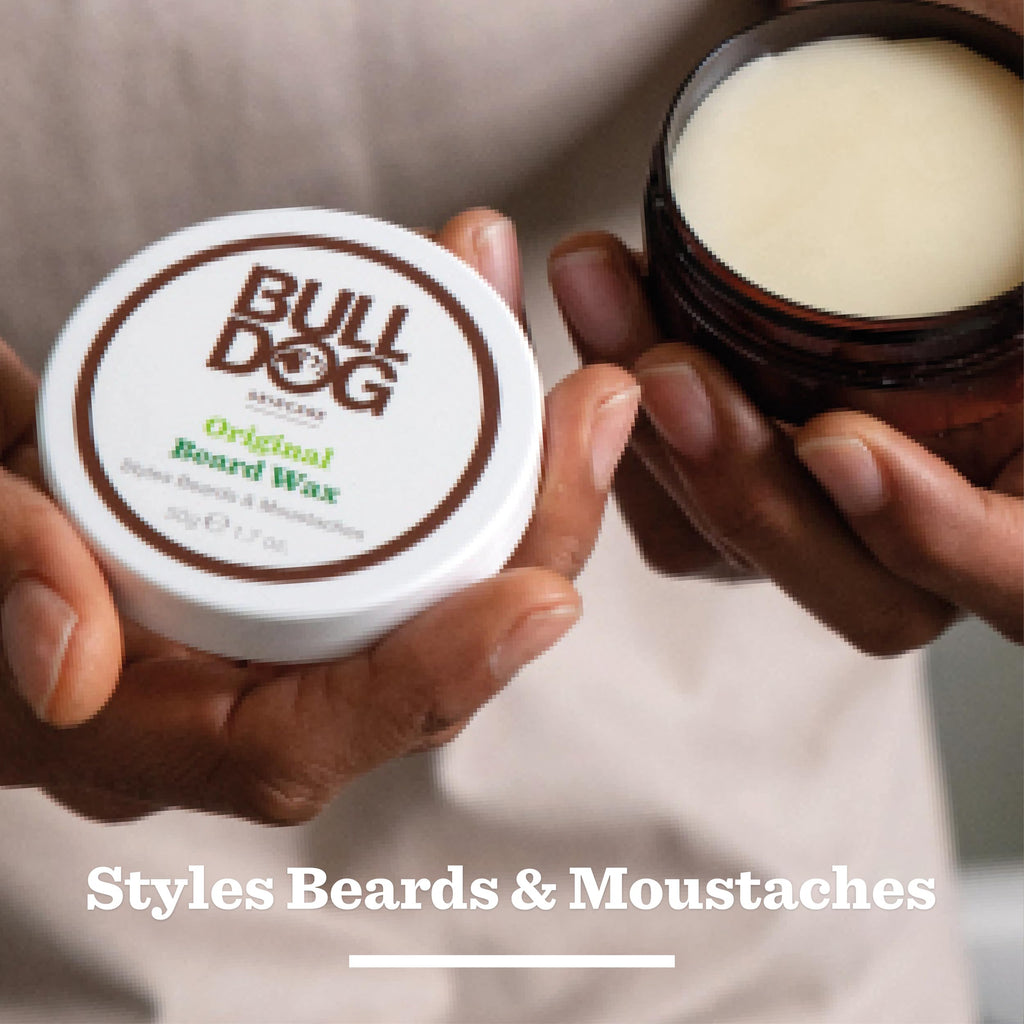 BULLDOG SKINCARE Original Beard Wax for Men, With Aloe Vera, 50g