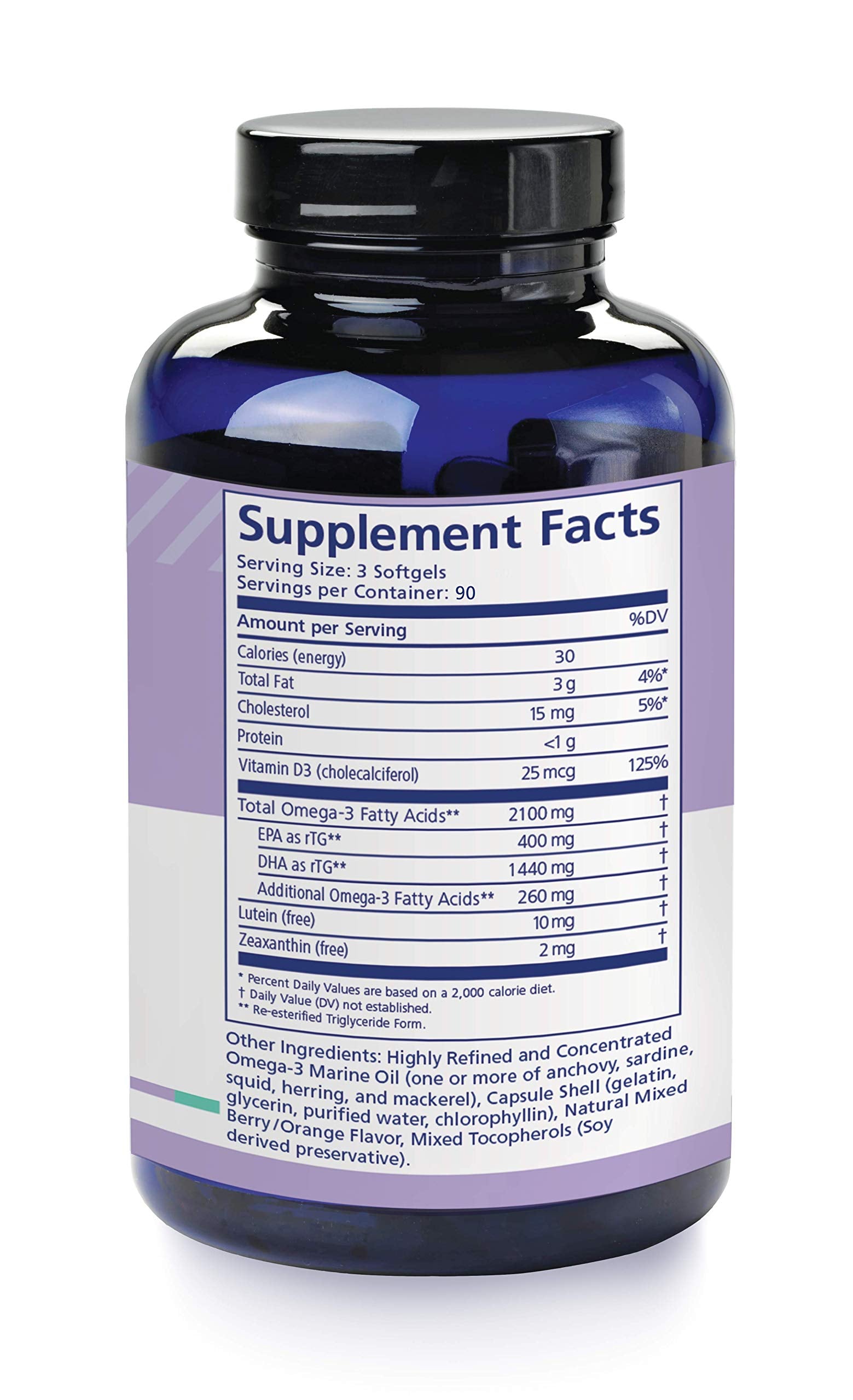 nūmaqula Omega 3 Supplement - 270 Softgels, 90-Day Supply