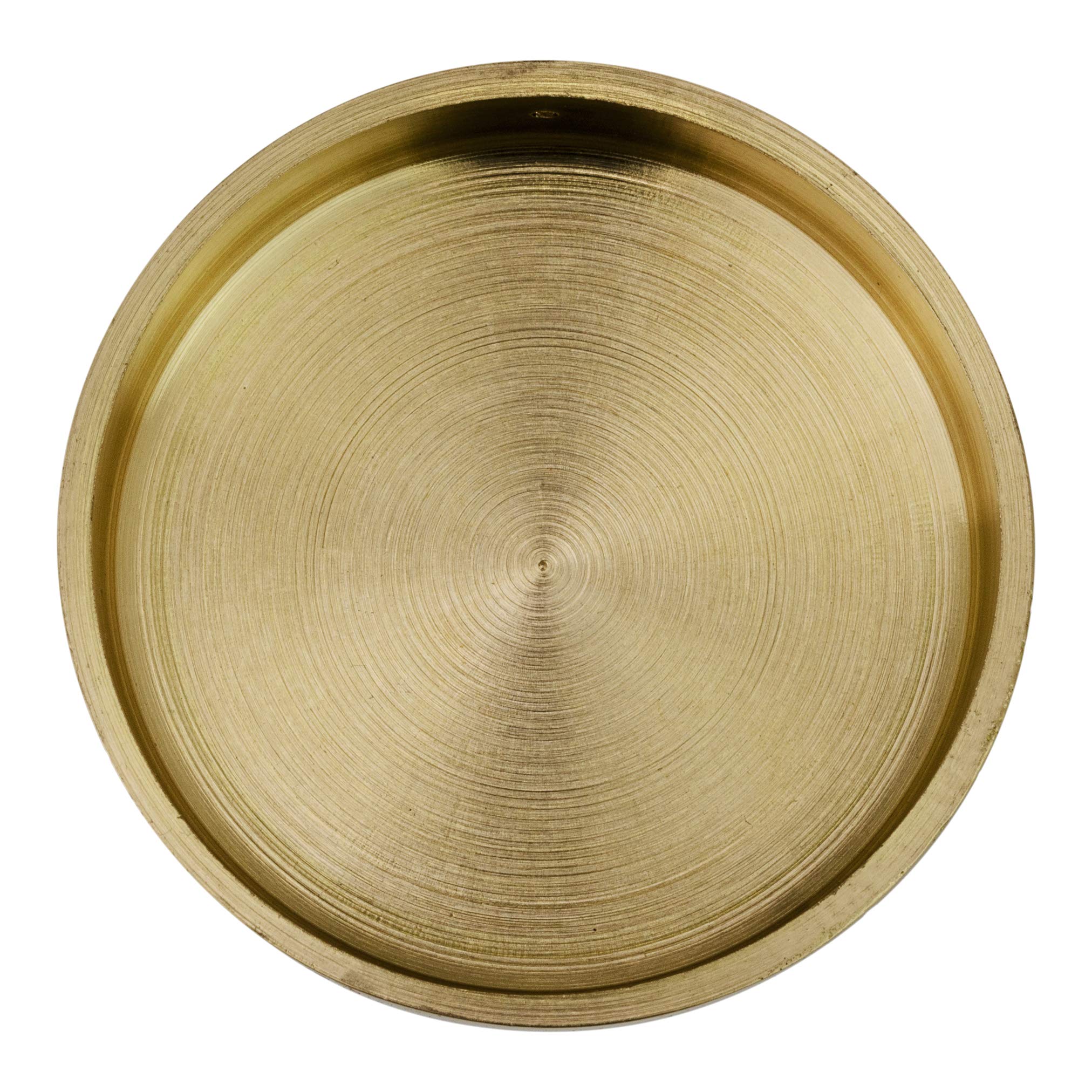 Bulldog Castors Solid Brass Castor Cups (Set of 4) – Genuine Solid Polished Brass – Antique Vintage – Polished Brass Caster Cups – UK Company