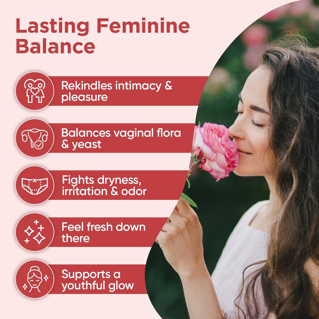 BB Company Radiancy | Vaginal Probiotics for Vaginal Dryness, pH Balance | Fights Itch, Odor | Anti-Aging | Hyaluronic Acid, Probiotics, Vitamin C, Multi Collagen | 120 Ct